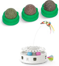 3 Catnip Balls and Interactive 3 in 1 Cat Toy Bundle