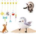 Flapping Sandpiper and 6 Pcs Hanging Cat Toys