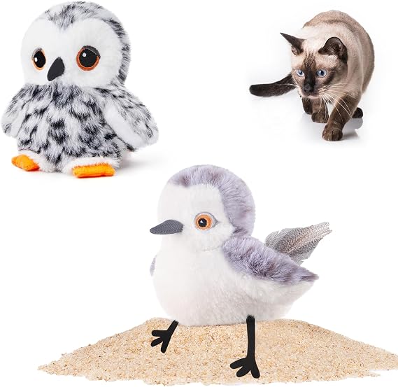 Flapping Sandpiper and Flapping Snowy Owl